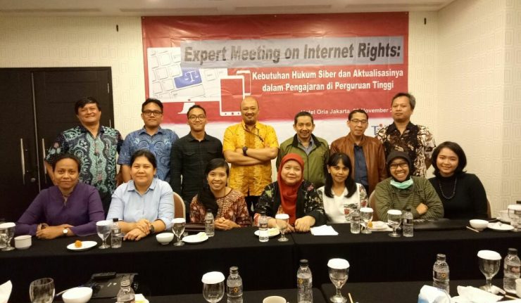 EXPERT MEETING PENDIDIKAN HUKUM SIBER DI PERGURUAN TINGGI