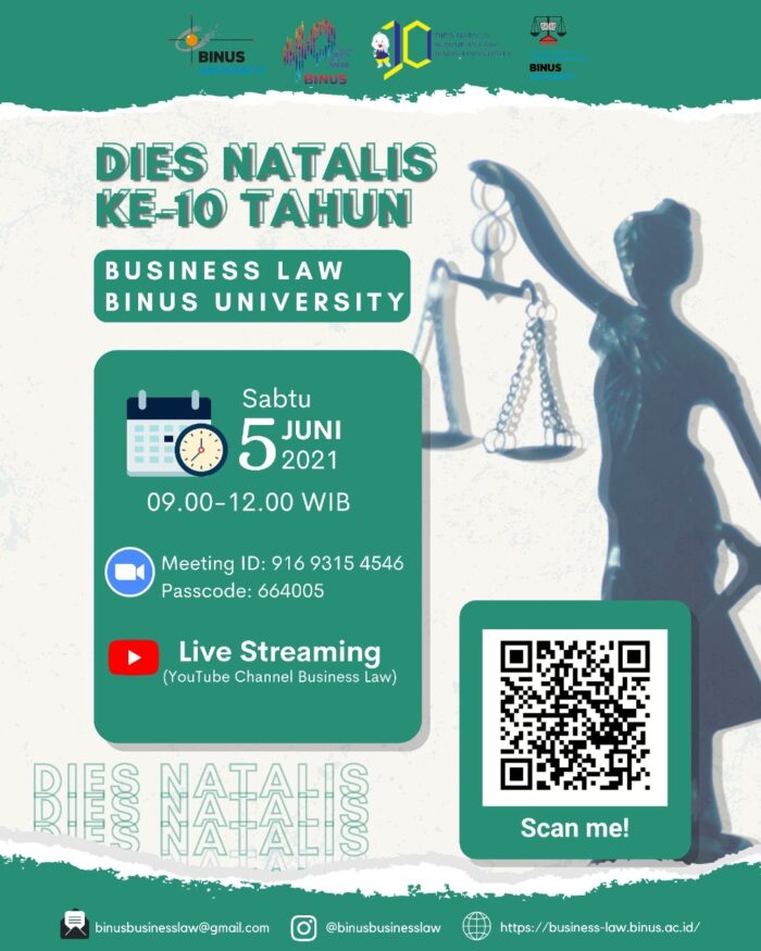 DIES NATALIS KE-10 BUSINESS LAW