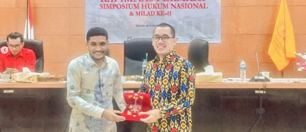 REZA ZAKI MENJADI NARASUMBER 4 PILAR MPR RI DI DPN PERMAHI