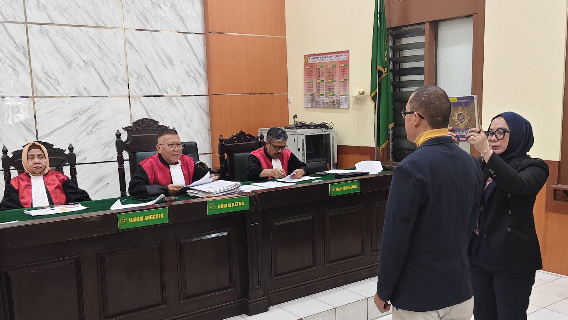 REZA AKI MENJADI AHLI KASUS SENGKETA WARIS INTERNASIONAL DI PENGADILAN NEGERI KOTA BANDUNG
