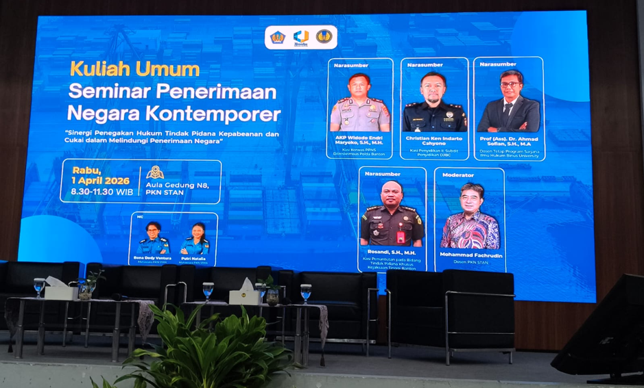 KULIAH TAMU DR. AHMAD SOFIAN DI POLITEKNIK KEUANGAN NEGARA STAN