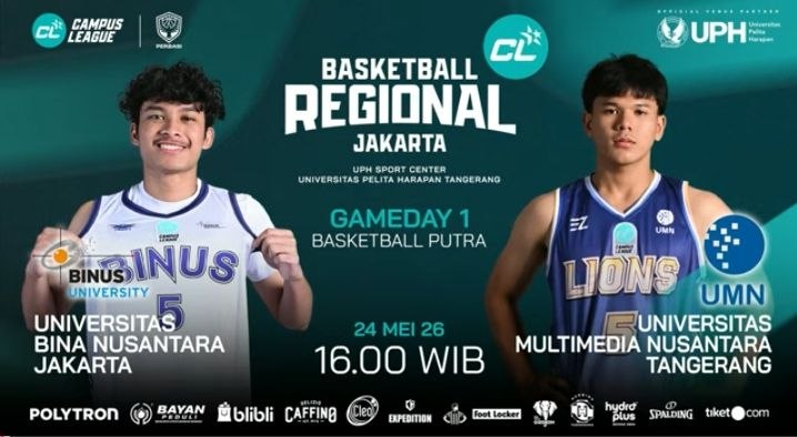 FEBRIAN, MAHASISWA BUSINESS LAW BINUS, TAMPIL BERLAGA DI KOMPETISI CAMPUS LEAGUE