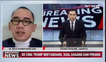 DOSEN BUSINESS LAW BINUS BAHAS DINAMIKA HUBUNGAN AMERIKA SERIKAT–CHINA DI PROGRAM BREAKING NEWS TVONE