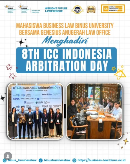 HADIRI 8TH ICC INDONESIA ARBITRATION DAY
