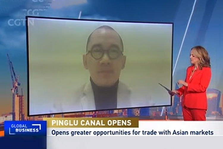 DOSEN BUSINESS LAW BINUS NARASUMBER DI CGTN EUROPE TV
